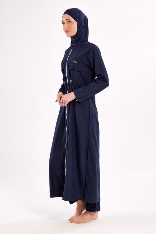 Chaand Battal Uzun Kollu Tesettür Mayo 1505-P