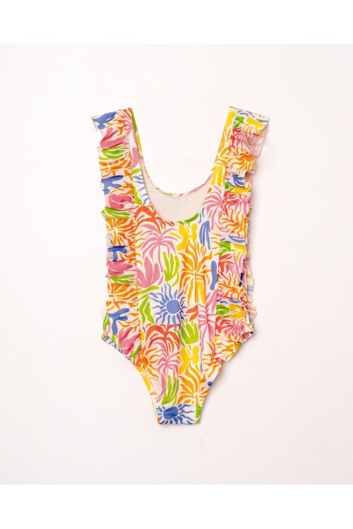 5569-Palan  Askılı Kız Çocuk Mayo