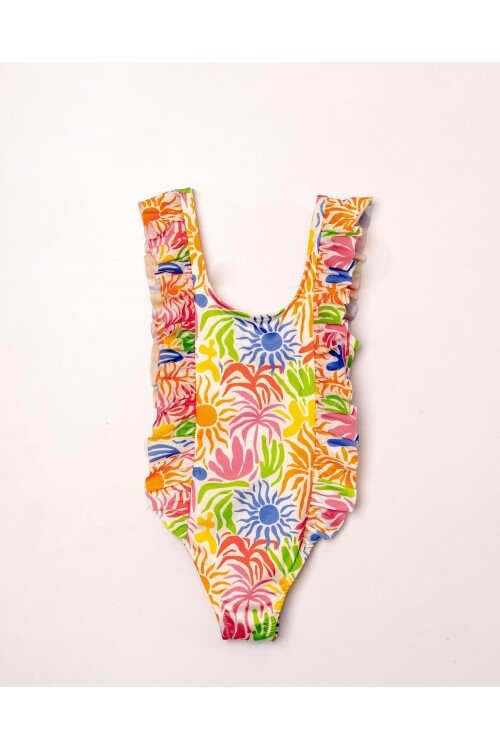 5569-Palan  Askılı Kız Çocuk Mayo