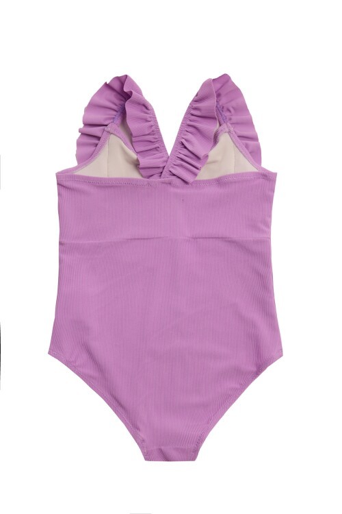 Serang Askılı Kız Çocuk Mayo