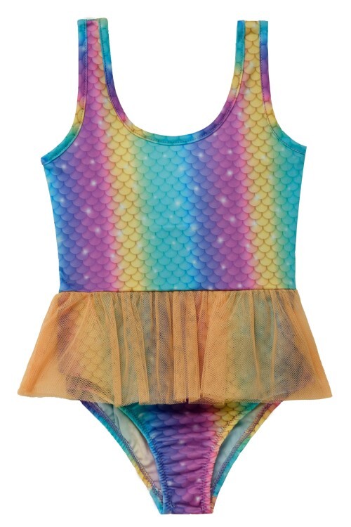 Seun Askılı Bel Tül Detaylı Bebek Mayo