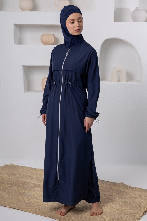 Chaand Uzun Kollu Tesettür Mayo