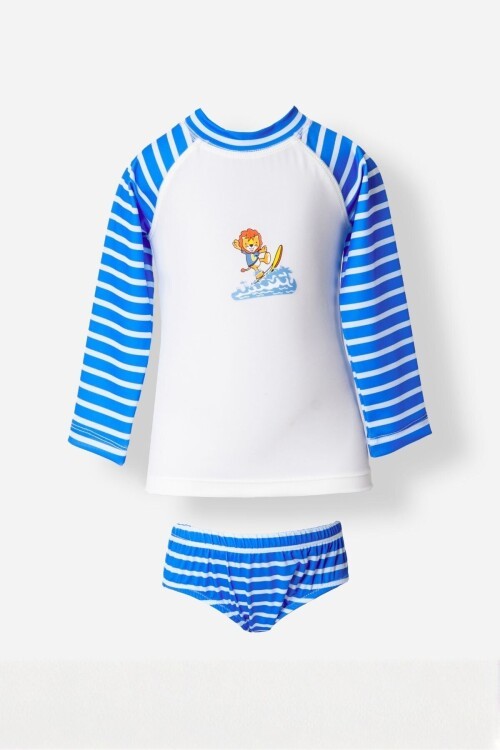 Erkek Bebek Uzun Kollu Slip Takım