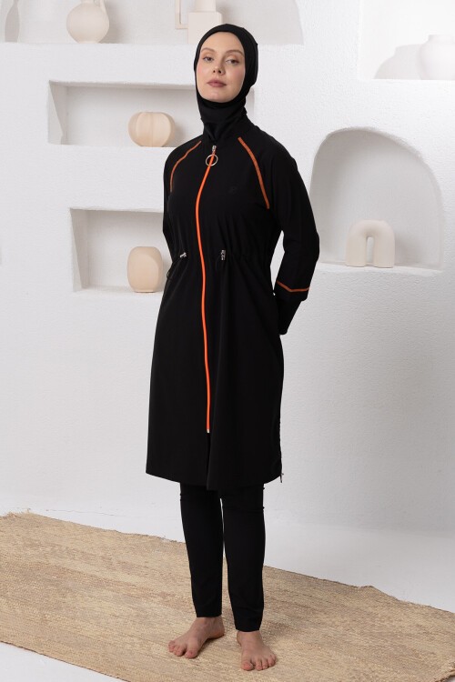 Josıe Likralı Uzun Kollu Tesettür Mayo