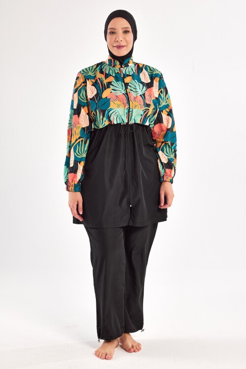 Melanıe Uzun Kollu Battal Tesettür Mayo