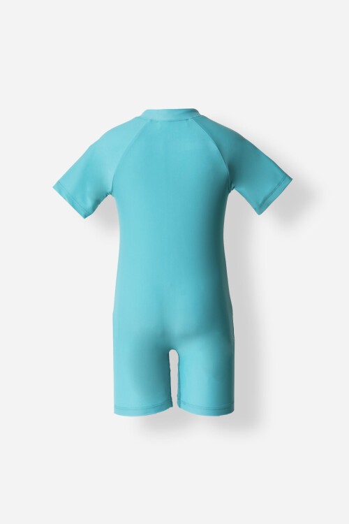 Radha Likralı Paçalı Kısa Kollu Mayo