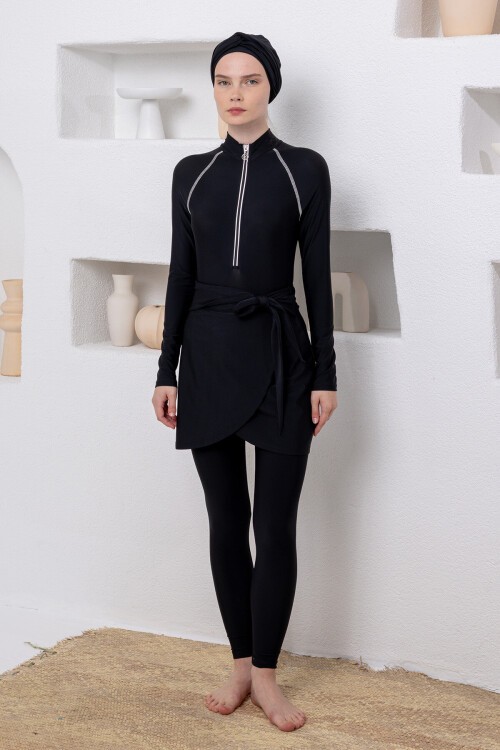 Robb Likralı Uzun Kollu Teaettür Mayo