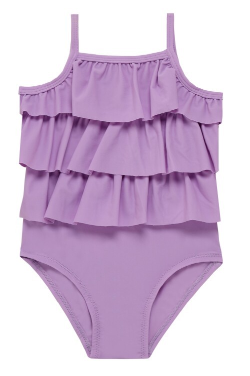 Sebastıa Kız Bebek Fırfır Detaylı Mayo