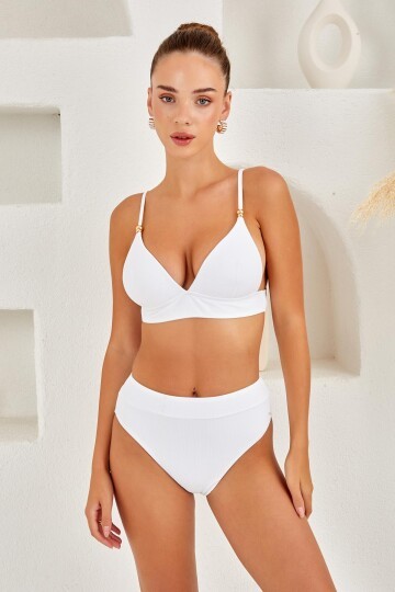 Dolgulu Üçgen Bikini Takım 
