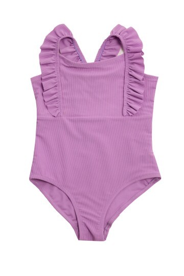 Serang Askılı Kız Çocuk Mayo