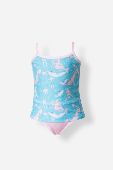 Askılı Kız Bebek Tankini