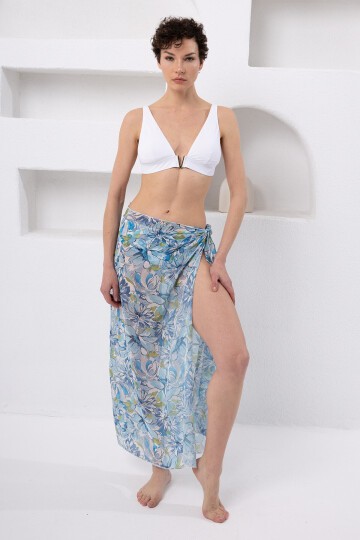 Belden Bağlamalı Uzun Etek