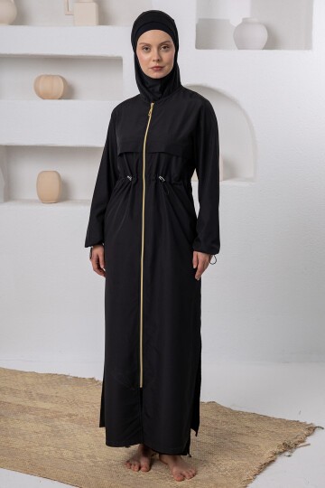 Chaand Uzun Kollu Tesettür Mayo