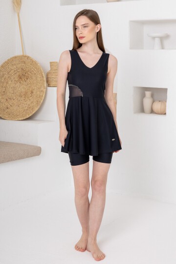 Davis Yarı Kapalı Tesettür Mayo