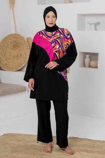 Eldon Battal Uzun Kollu Tesettür Mayo