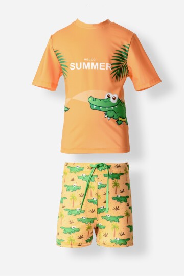 Erkek Çocuk Uzun Kollu Şortlu  Takım