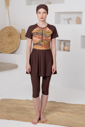 Keyes Yarı Kapalı Tesettür Mayo