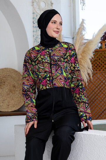 Knox Paraşüt Uzun Kollu Tesettür Mayo