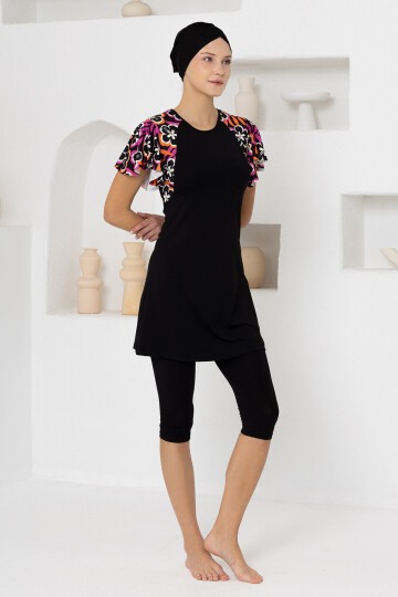 Meadow Likralı Kısa Kollu Tesettür Mayo