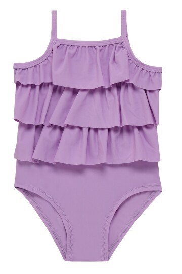 Sebastıa Kız Bebek Fırfır Detaylı Mayo