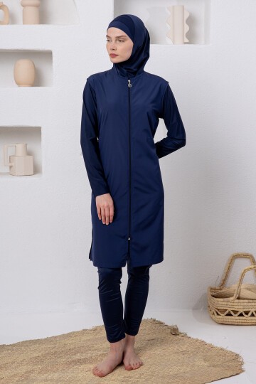 Thandıe Jileli Uzun Kollu Tesettür Mayo