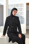 Ebony Battal Uzun Kollu Tesettür Mayo 1504-P