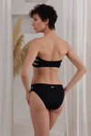 Aksesuarlı Soft Straplez Bikini Takım