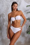 Aksesuarlı Soft Straplez Bikini Tek Üst