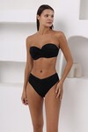 Kaplı Straplez Bikini Takım